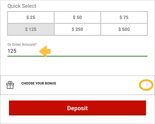 Image - Deposit Amount