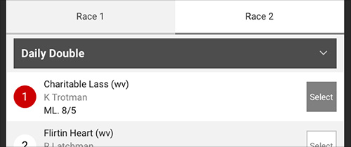 Image - Horses - Daily Double - Race 2 